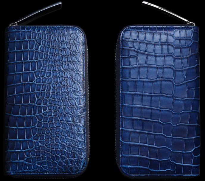 池田工芸】「藍染クロコ財布」評判口コミまとめ！経年変化もご紹介
