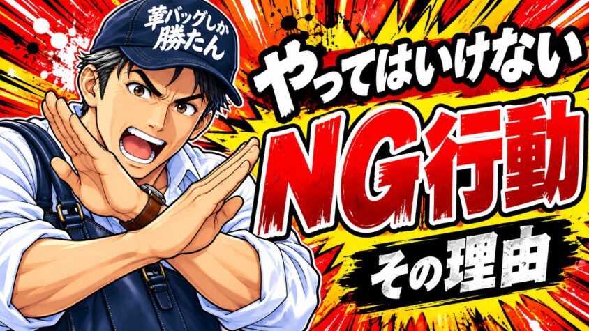 やってはいけないNG行動と、その理由