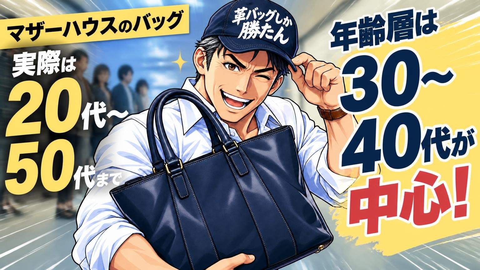 マザーハウスのバッグの年齢層は30〜40代が中心｜実際は20代〜50代まで幅広い