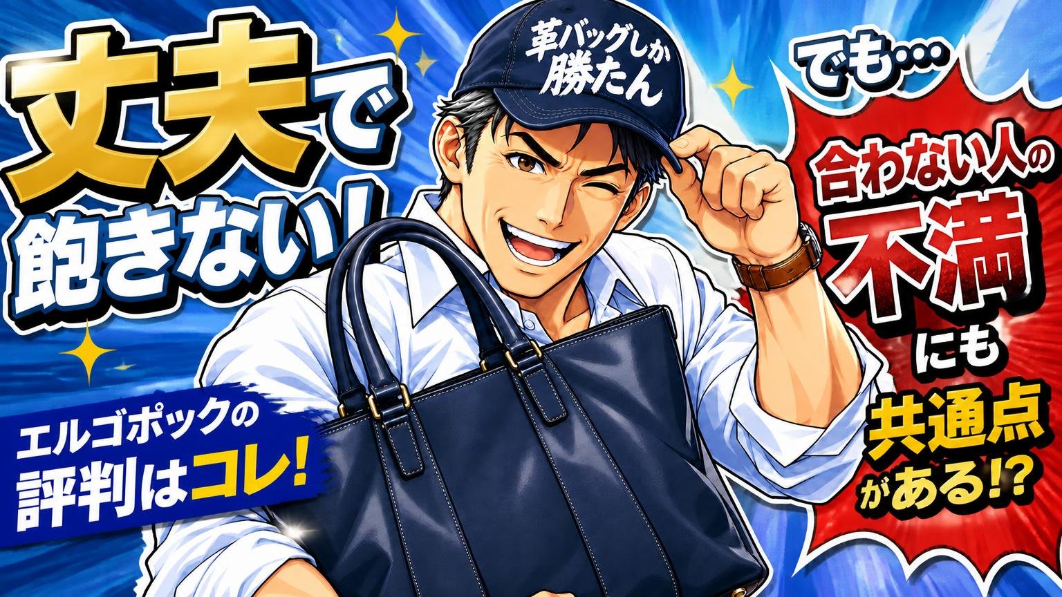 エルゴポックのバッグの評判は「丈夫で飽きない」が中心。ただし合わない人の不満にも共通点がある