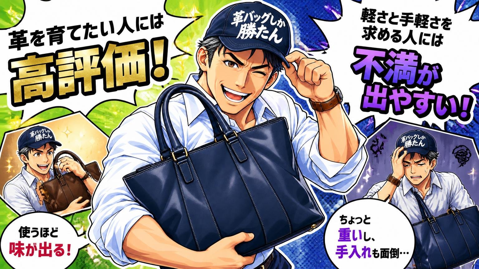 鞄いたがきのバッグの評判は「革を育てたい人には高評価、軽さと手軽さを求める人には不満が出やすい」