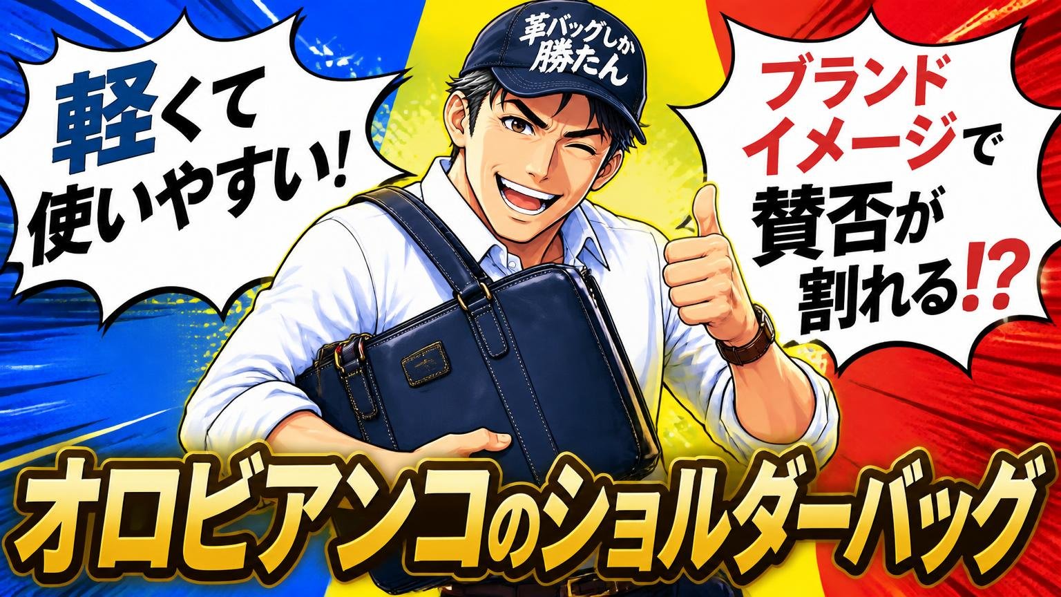 オロビアンコのショルダーバッグの評判は「軽くて使いやすいが、ブランドイメージで賛否が割れる」