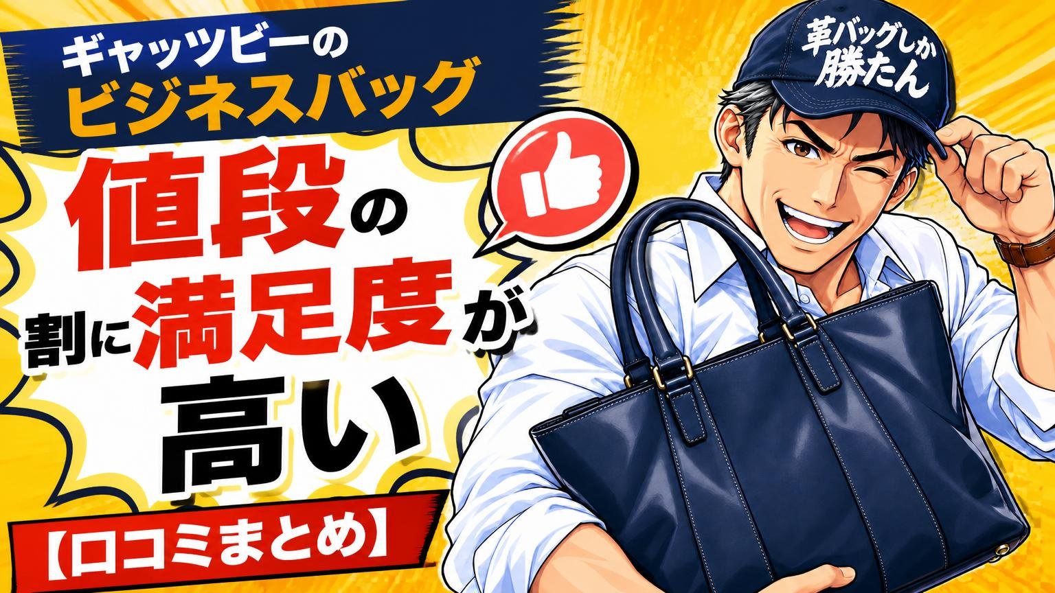 ギャッツビーのビジネスバッグの評判は「値段の割に満足度が高い」が結論【口コミまとめ】