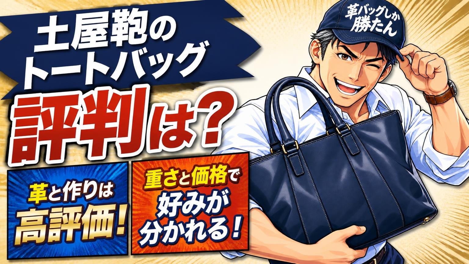 土屋鞄のトートバッグの評判は？革と作りは高評価、重さと価格で好みが分かれる