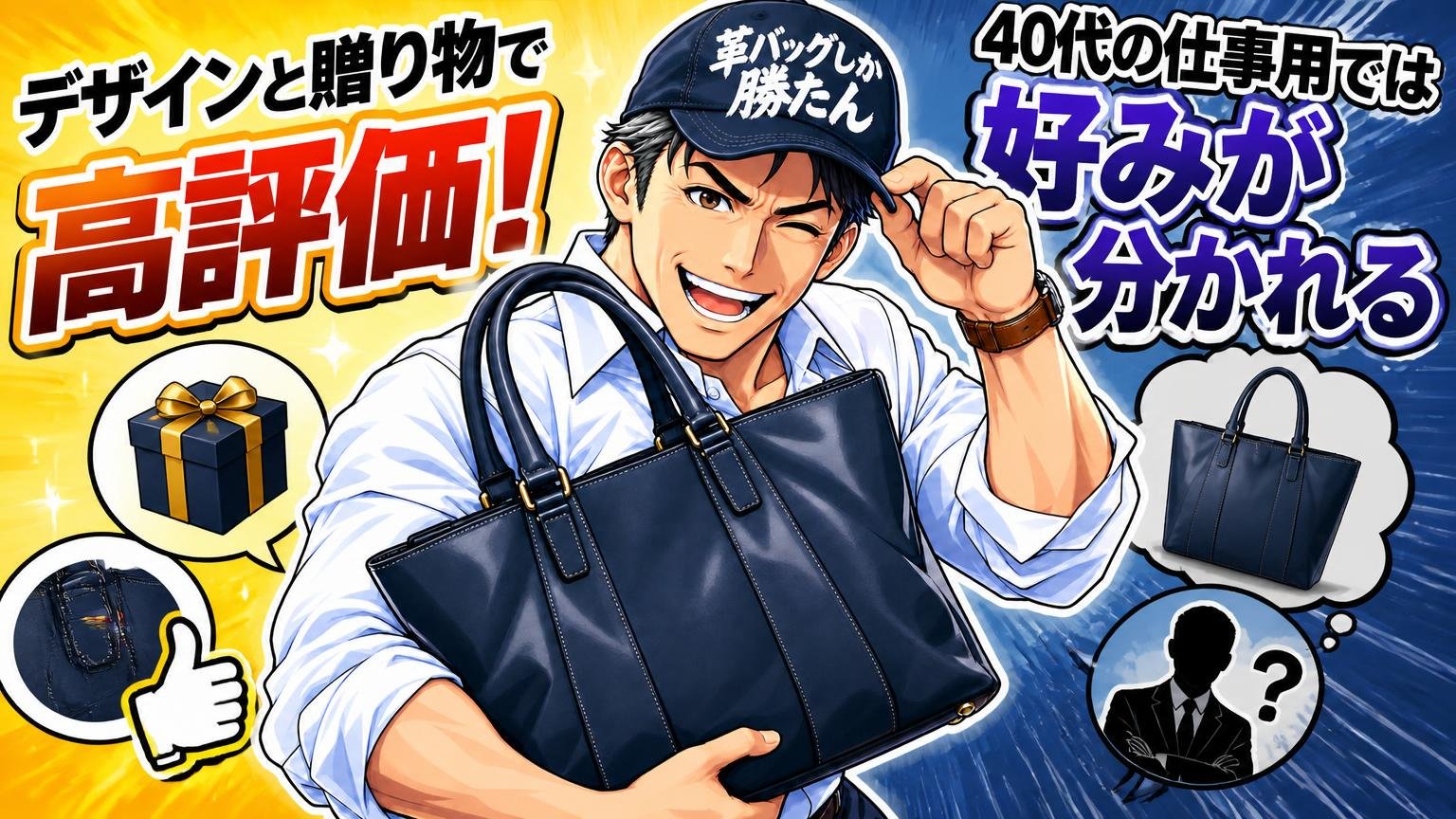 ポールスミスのトートバッグの評判は「デザインと贈り物で高評価、40代の仕事用では好みが分かれる」
