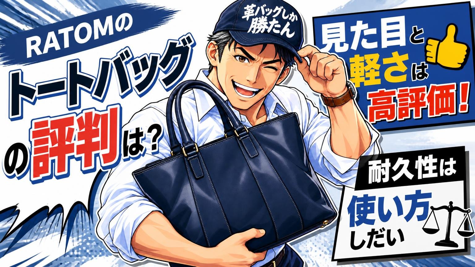 RATOMのトートバッグの評判は？「見た目と軽さは高評価、耐久性は使い方しだい」