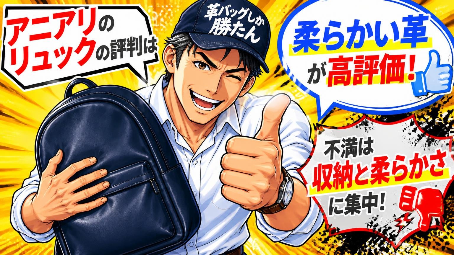 【結論】アニアリのリュックの評判は「柔らかい革」が高評価、不満は収納と柔らかさに集中