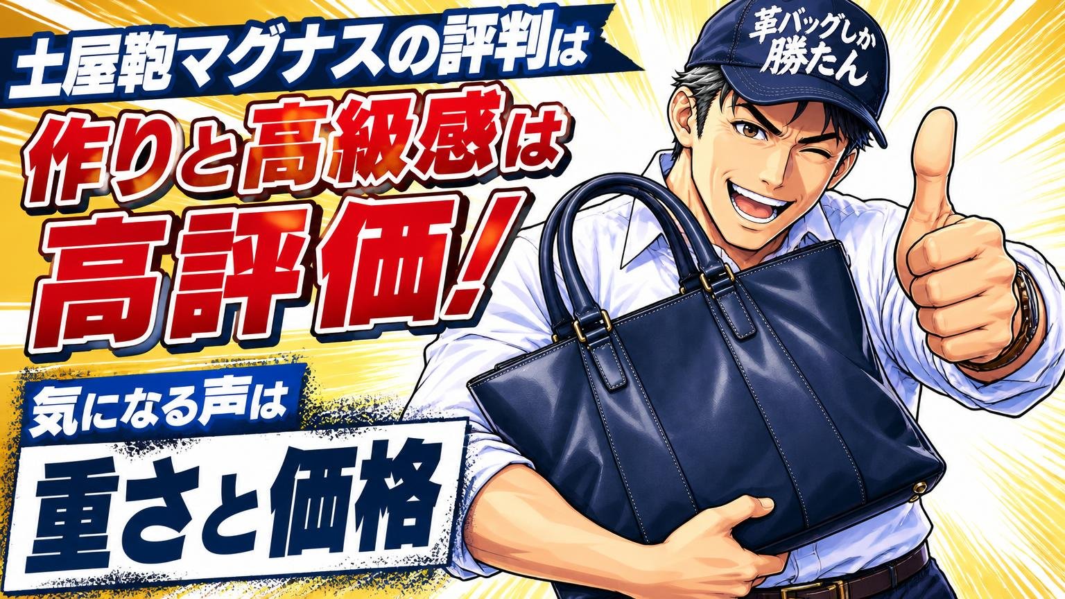土屋鞄マグナスの評判は「作りと高級感は高評価、気になる声は重さと価格」