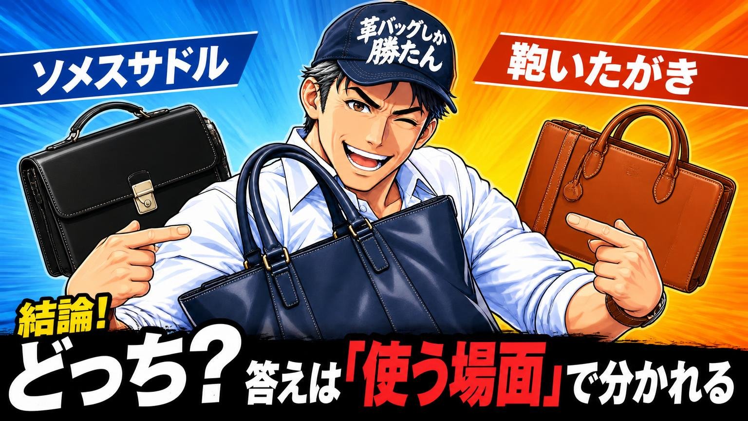 【結論】ソメスサドルと鞄いたがきのバッグはどっち?答えは「使う場面」で分かれる