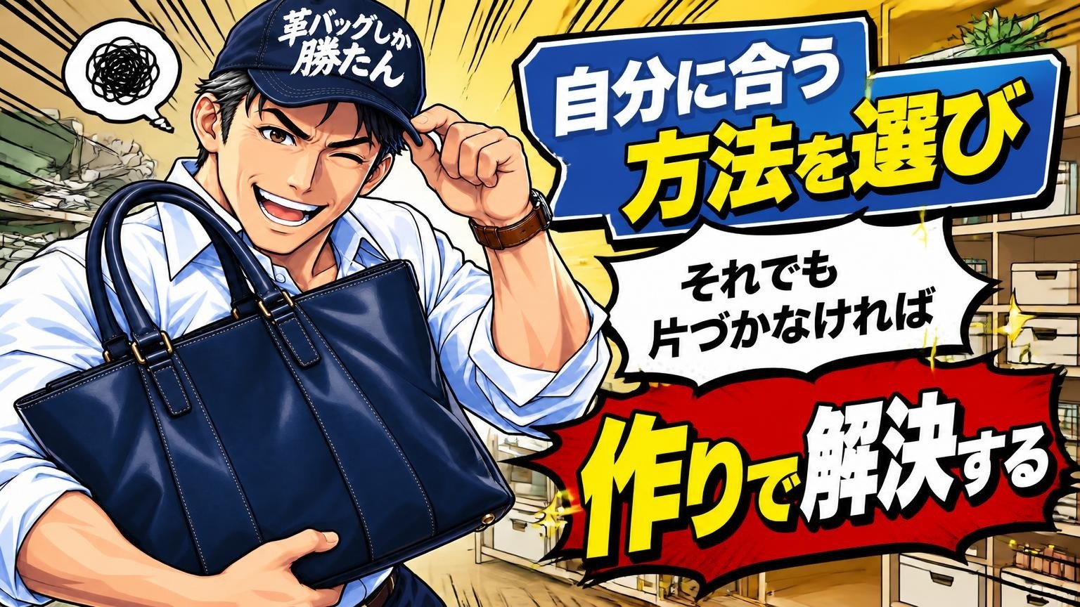 まとめ：自分に合う方法を選び、それでも片づかなければ作りで解決する