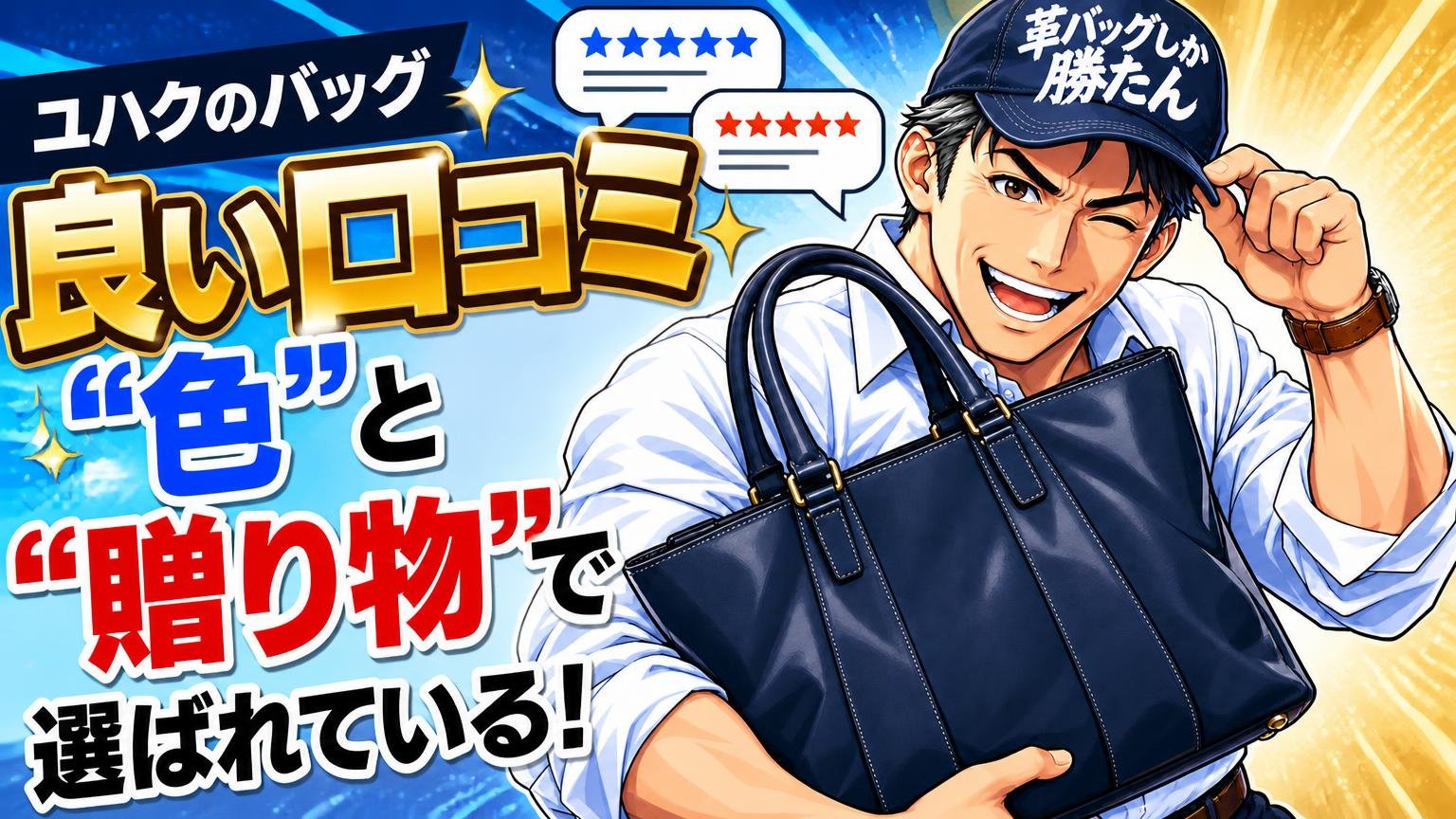 ユハクのバッグの良い口コミ|「色」と「贈り物」で選ばれている