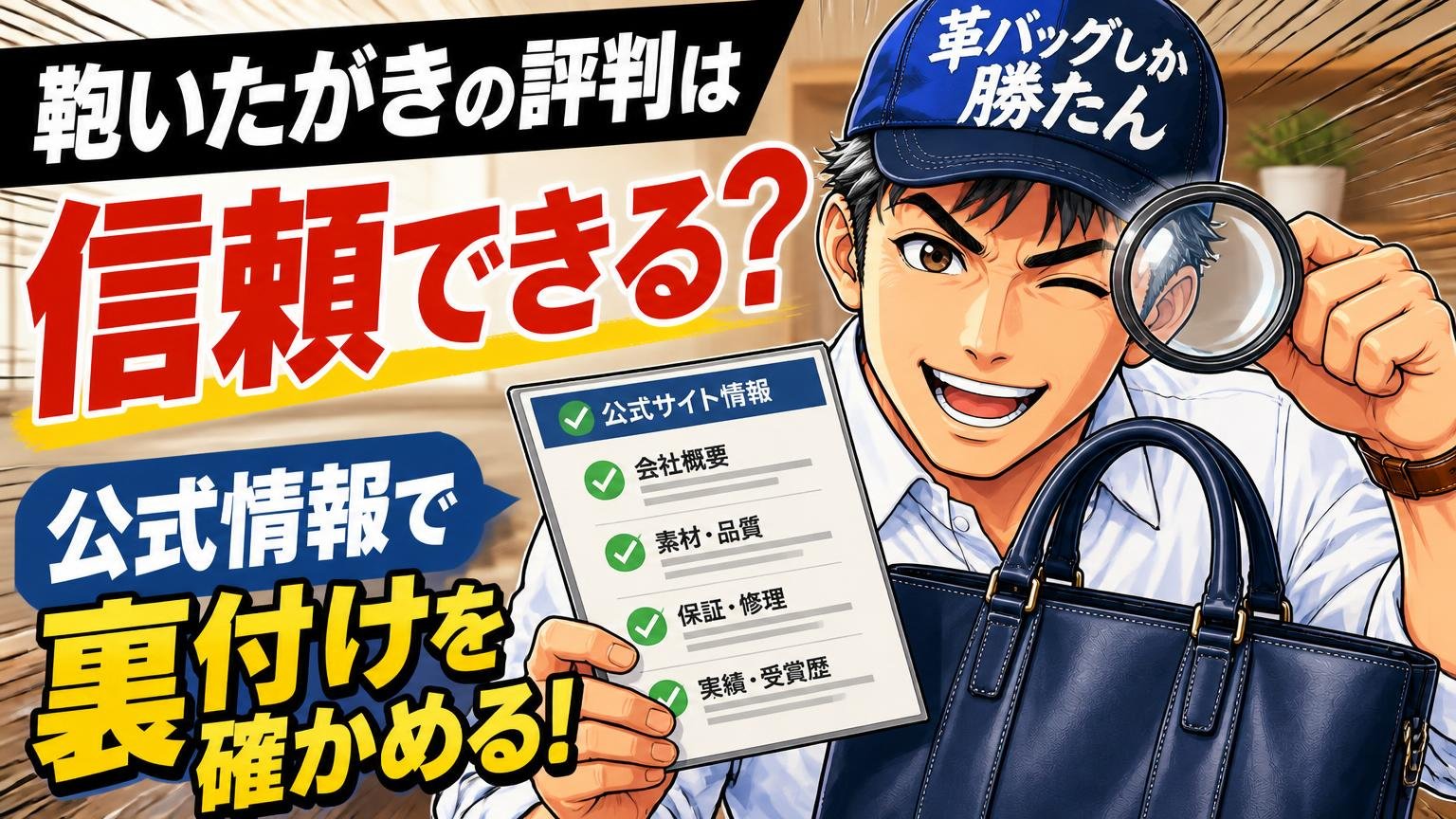 鞄いたがきの評判は信頼できる?公式情報で裏付けを確かめる