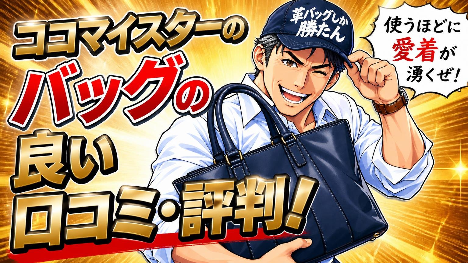 ココマイスターのバッグの良い口コミ・評判