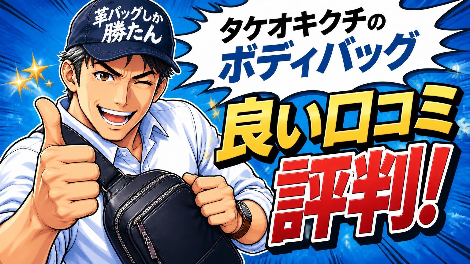 タケオキクチのボディバッグの良い口コミ評判