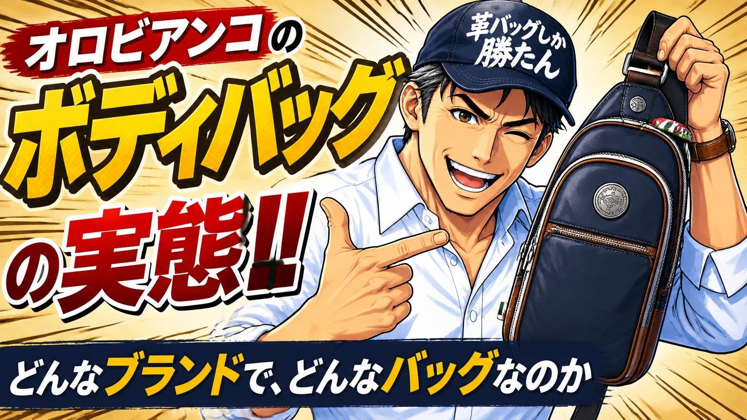 オロビアンコのボディバッグの実態|どんなブランドで、どんなバッグなのか