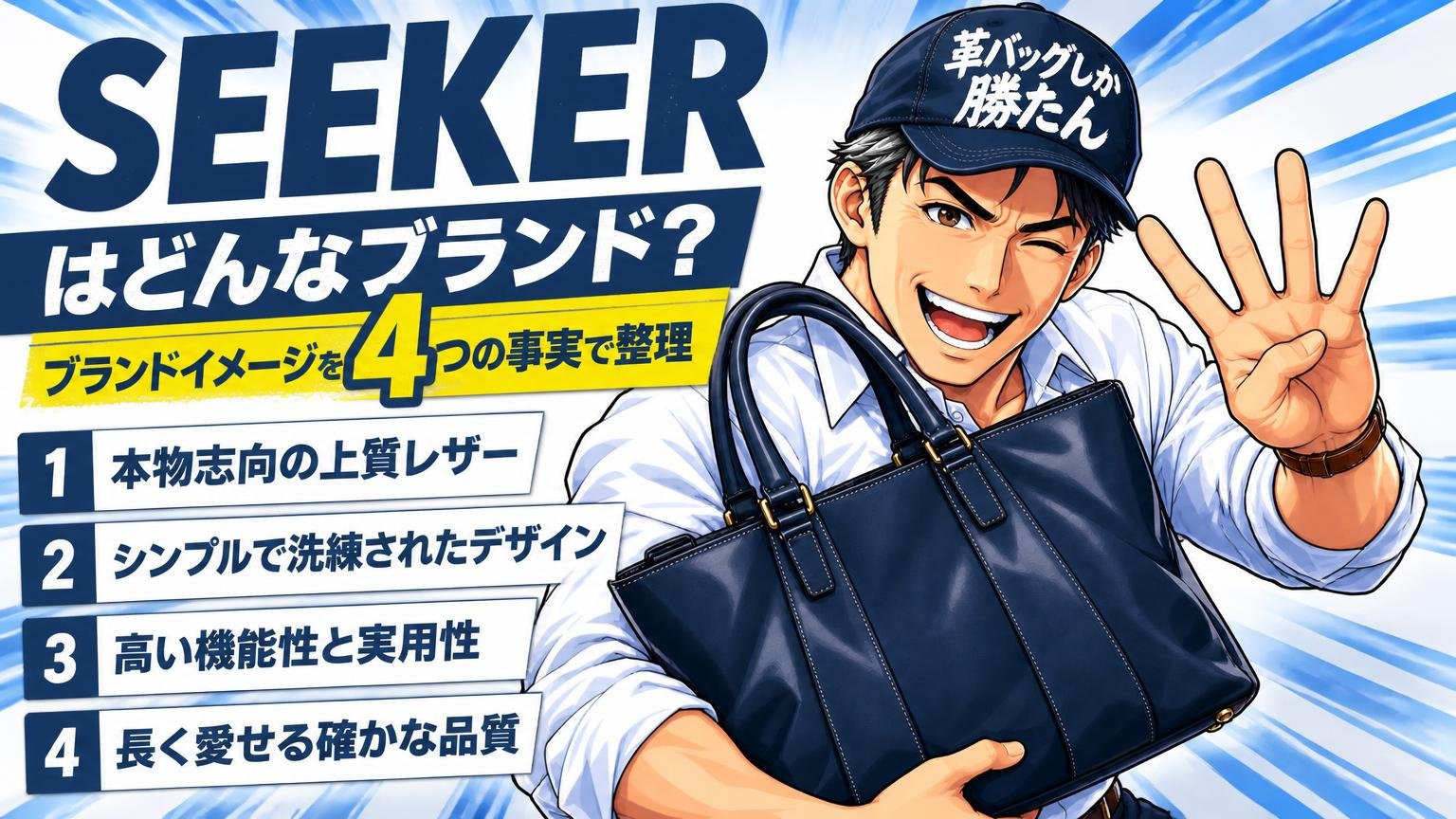 SEEKER(シーカー)はどんなブランド？ブランドイメージを4つの事実で整理