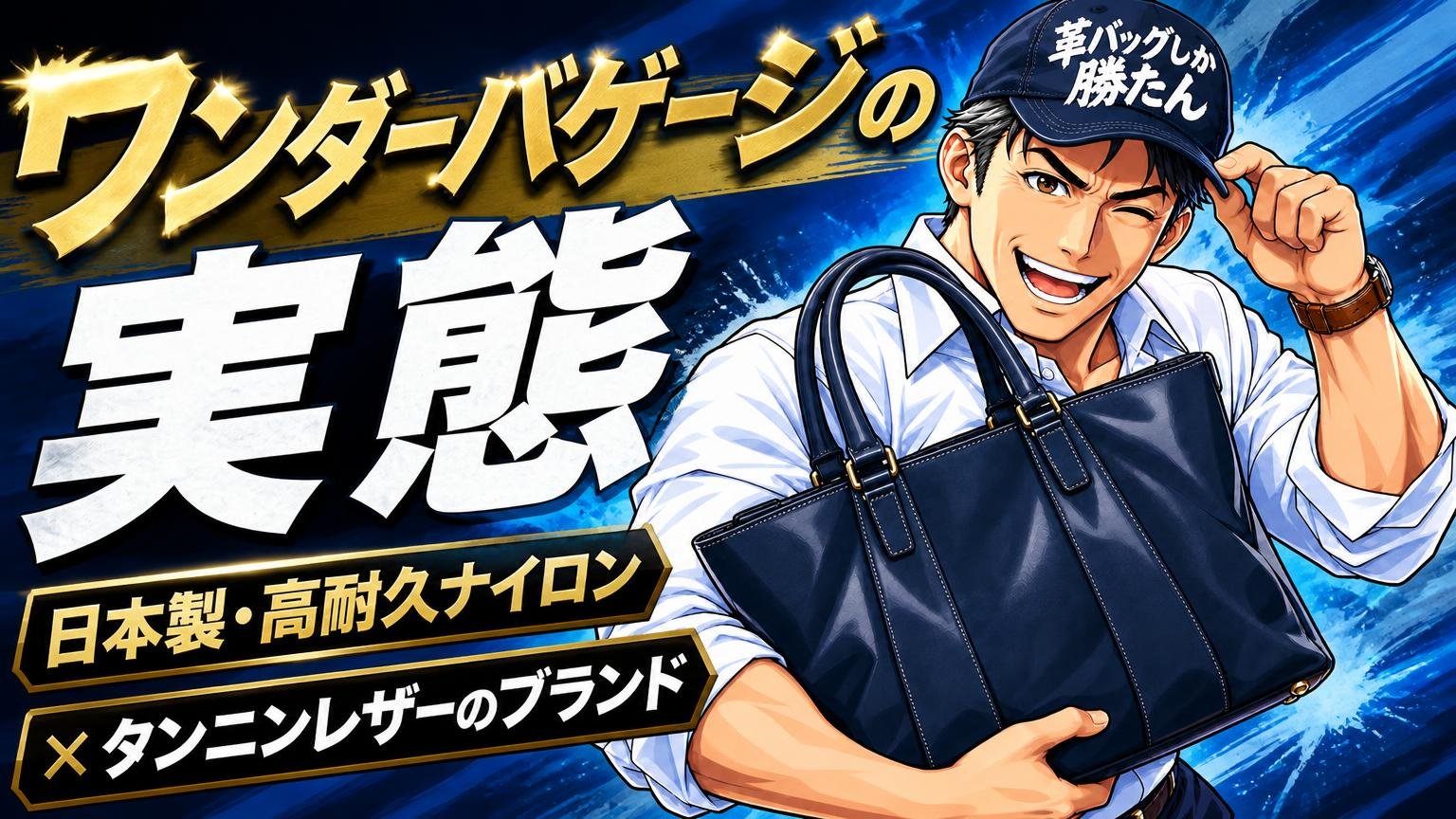 ワンダーバゲージの実態｜日本製・高耐久ナイロン×タンニンレザーのブランド