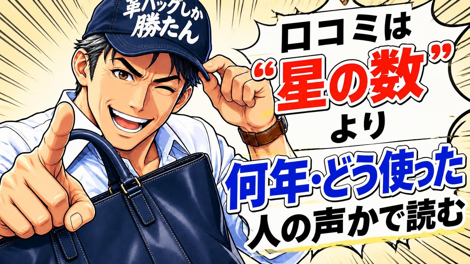 口コミは「星の数」より「何年・どう使った人の声か」で読む
