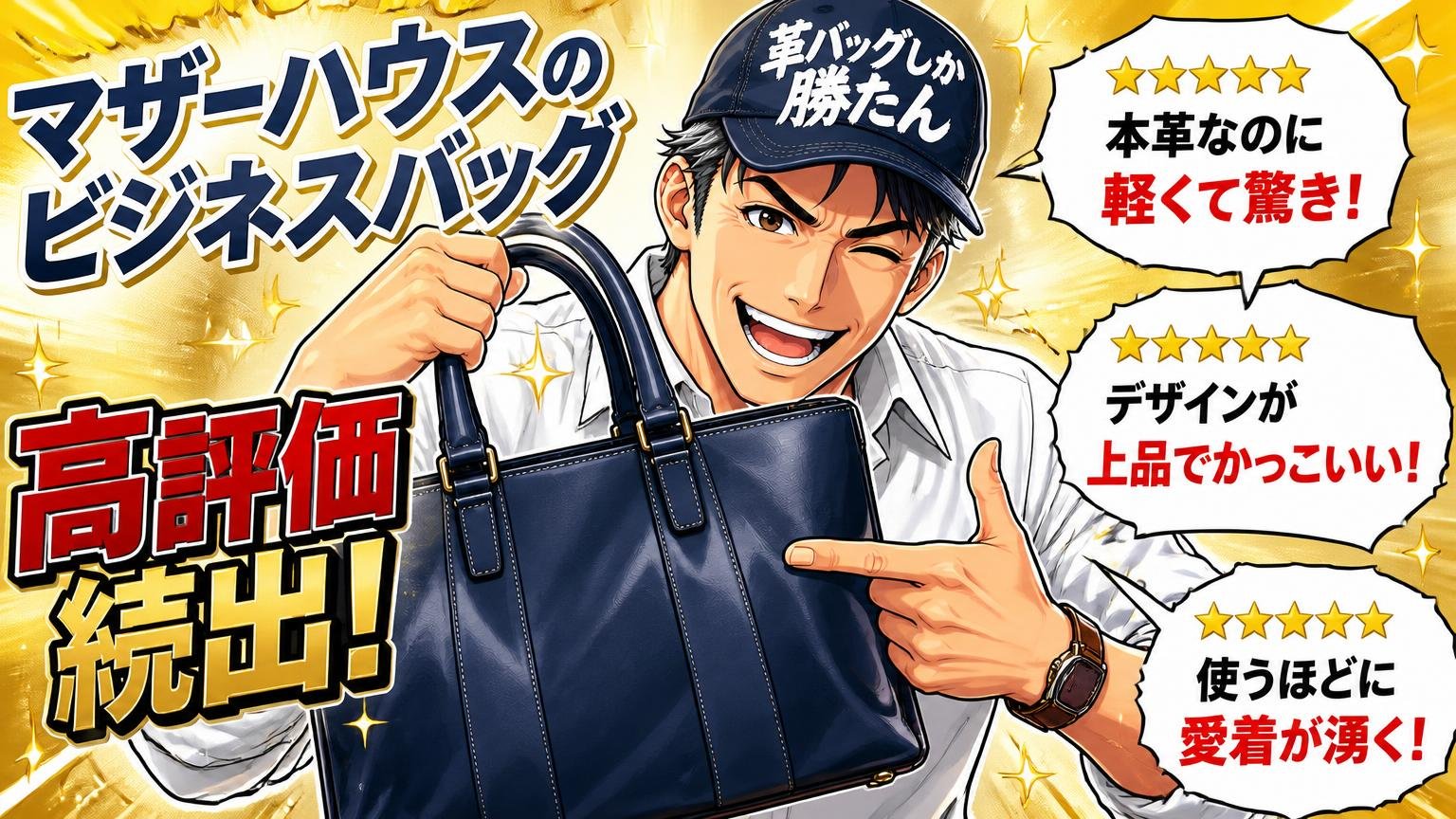 マザーハウスのビジネスバッグの良い口コミ・評判