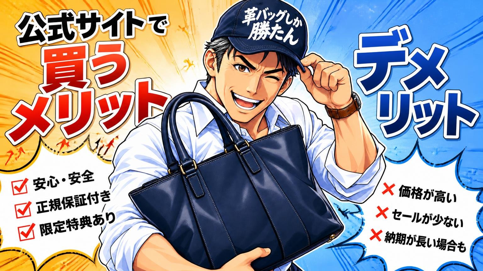 公式サイトで買うメリット・デメリット