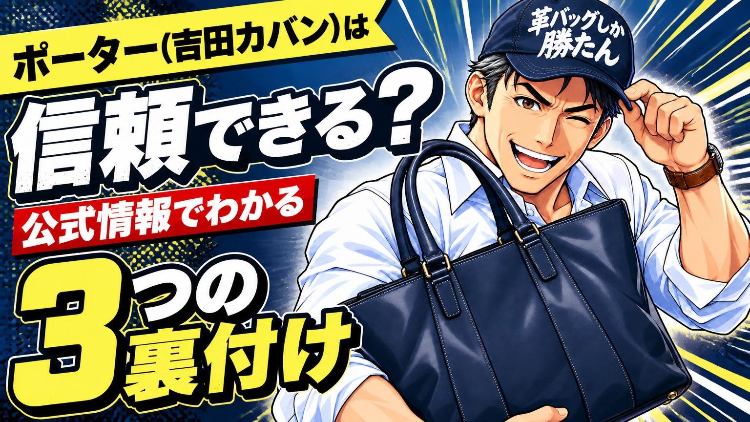 ポーター（吉田カバン）は信頼できる？公式情報でわかる3つの裏付け