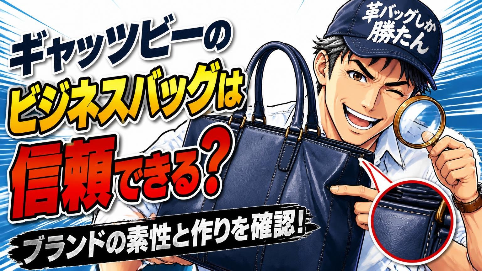 ギャッツビーのビジネスバッグは信頼できる？ブランドの素性と作りを確認