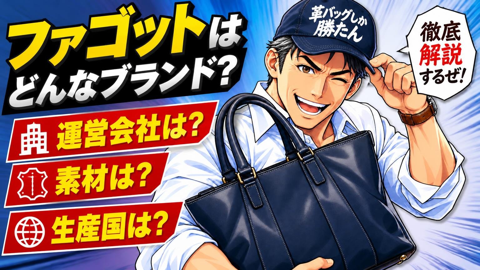 ファゴットはどんなブランド?運営会社・素材・生産国