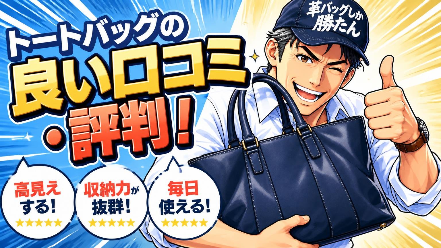 トライオンのトートバッグの良い口コミ・評判
