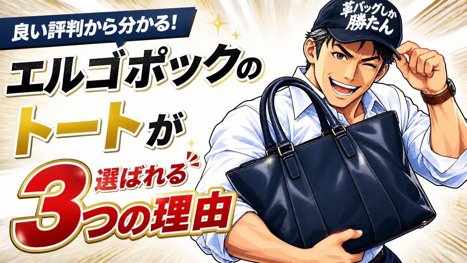 良い評判から分かる、エルゴポックのトートが選ばれる3つの理由