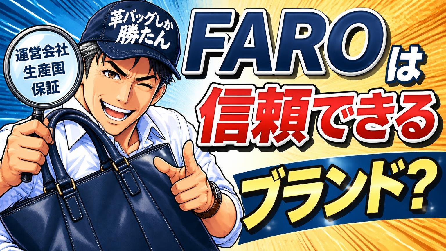 FAROは信頼できるブランド?運営会社・生産国・保証から確かめる