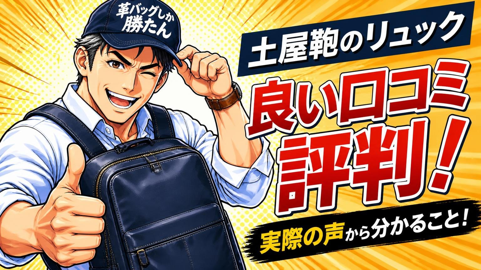 土屋鞄のリュックの良い口コミ・評判【実際の声から分かること】