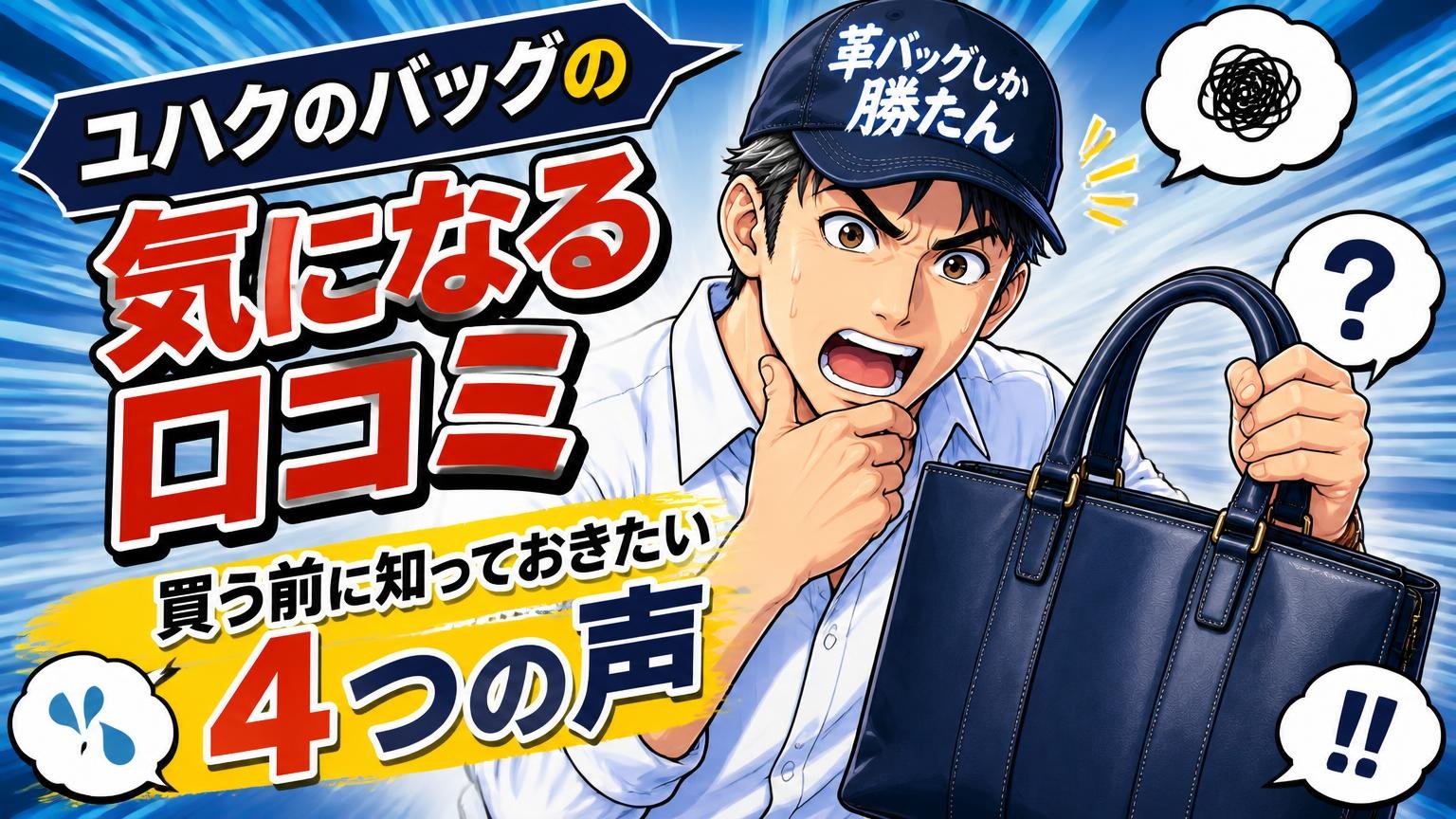 ユハクのバッグの気になる口コミ|買う前に知っておきたい4つの声
