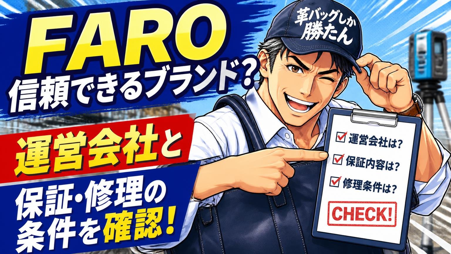 FARO(ファーロ)は信頼できるブランド?運営会社と保証・修理の条件を確認