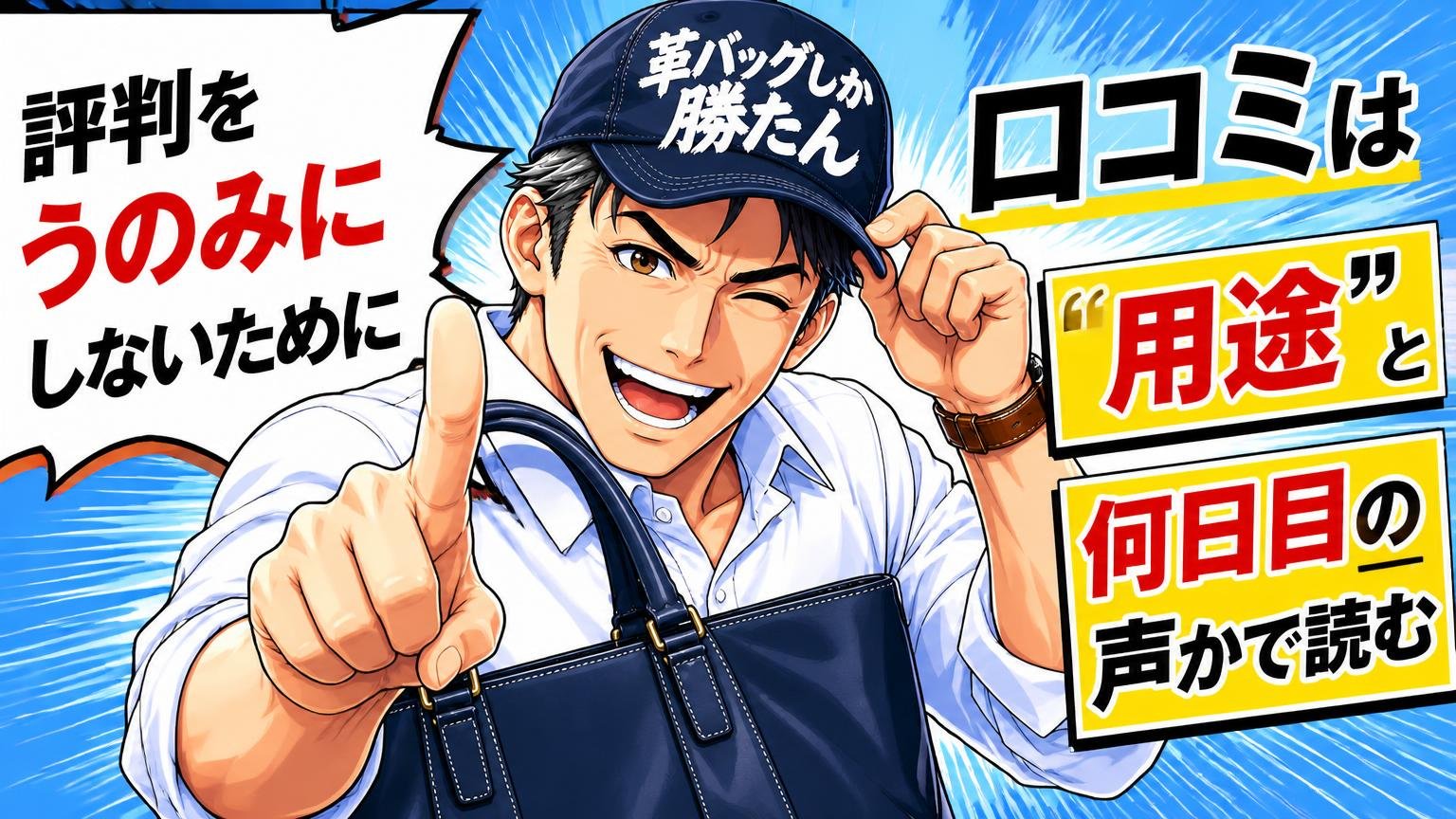 評判をうのみにしないために｜口コミは「用途」と「何日目の声か」で読む