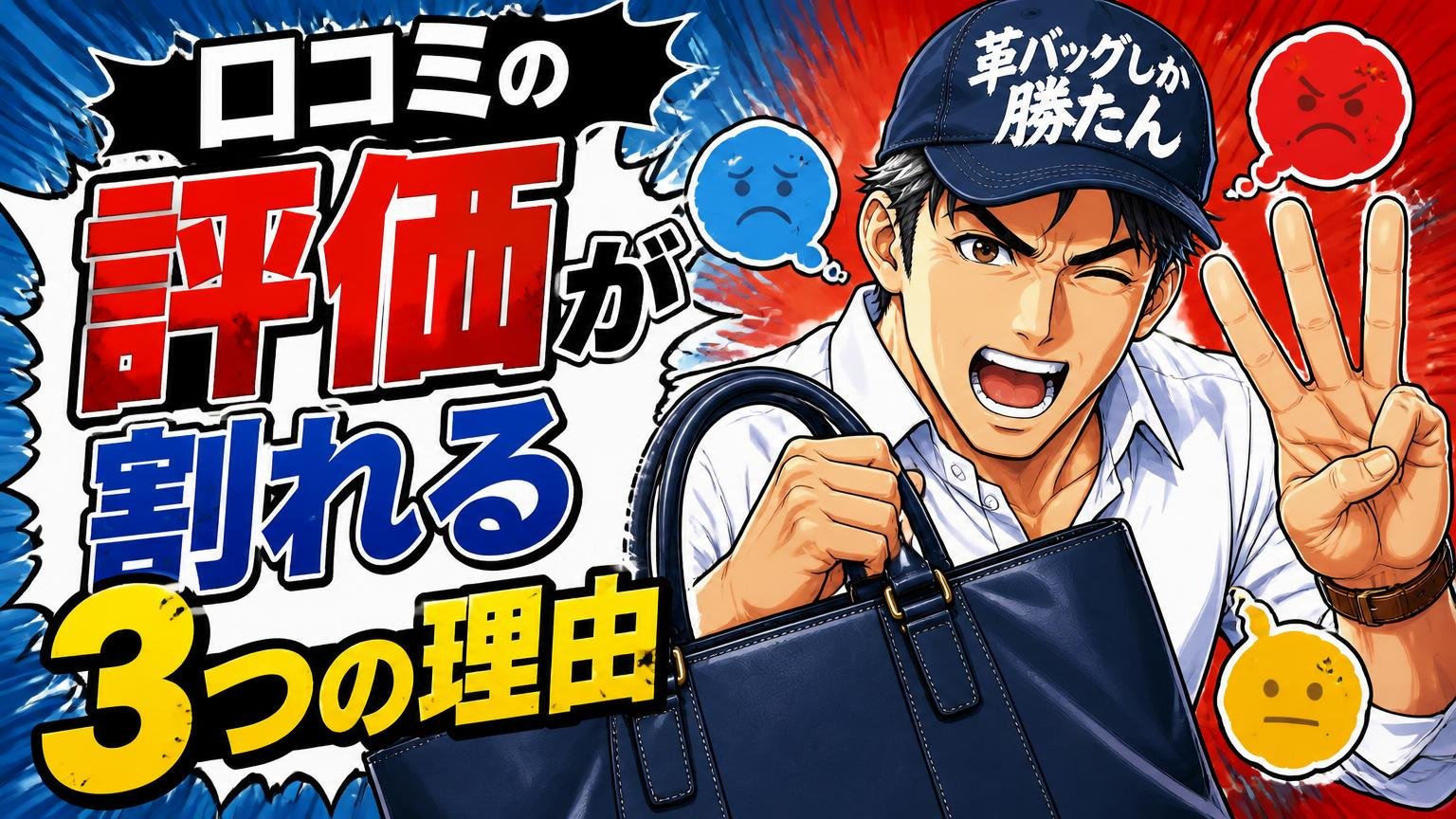 口コミの評価が割れる3つの理由