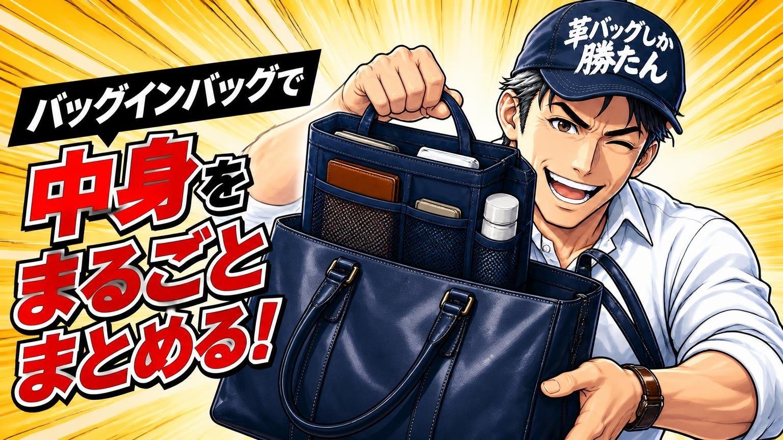 方法①バッグインバッグで中身をまるごとまとめる