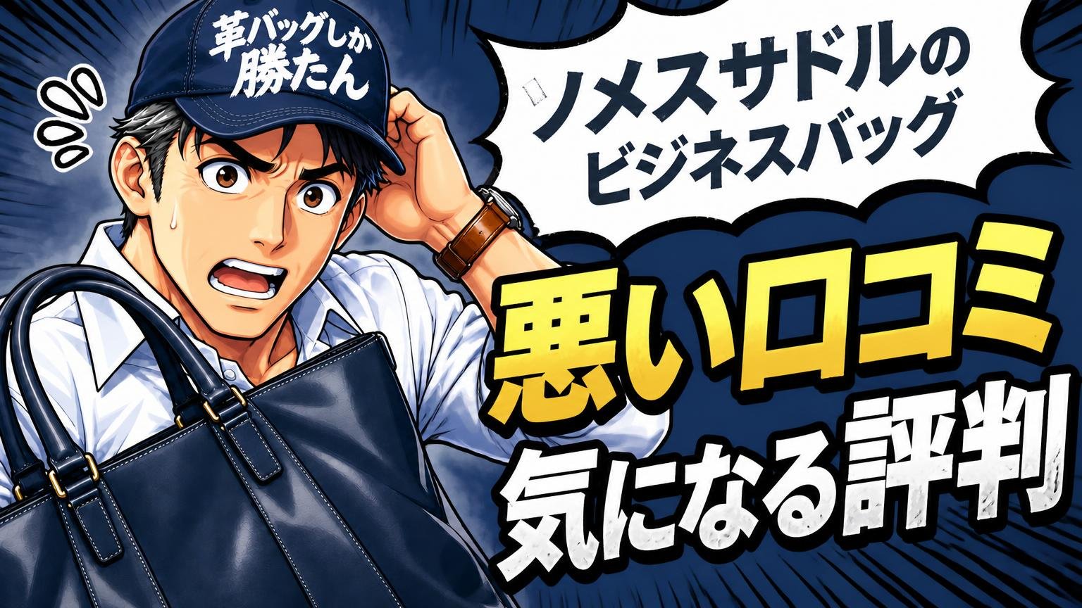 ソメスサドルのビジネスバッグの悪い口コミ・気になる評判