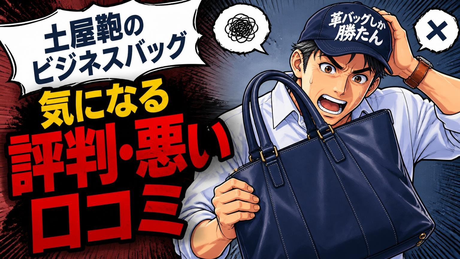 土屋鞄のビジネスバッグの気になる評判・悪い口コミ