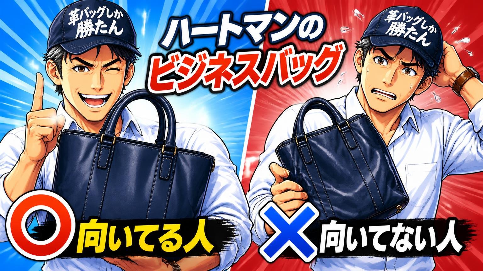 ハートマンのビジネスバッグが向いている人・向いていない人