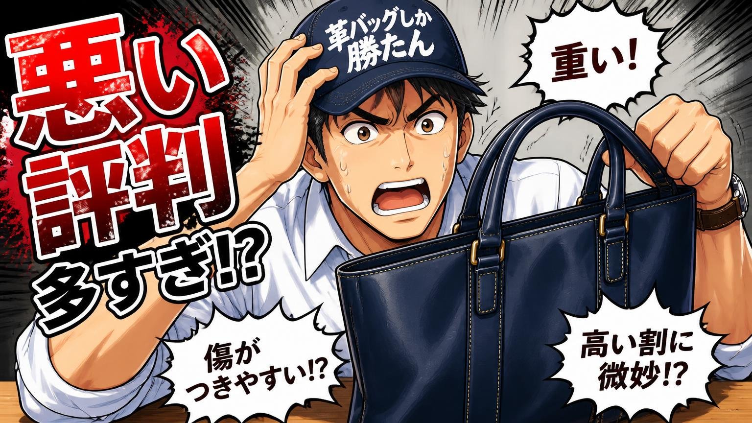 ビクトリノックスのビジネスバッグの悪い評判・口コミ