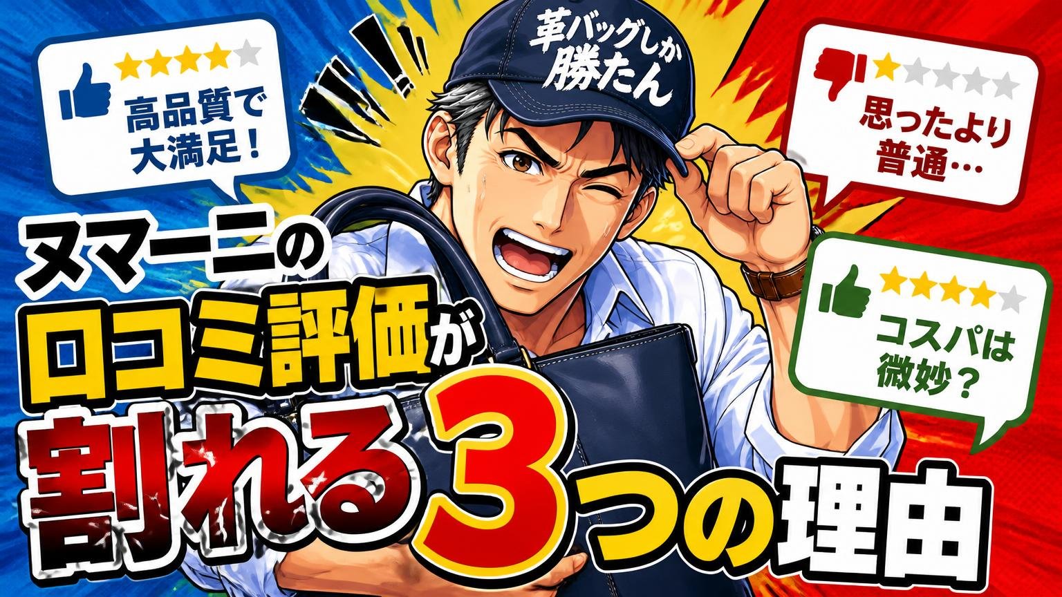ヌマーニの口コミ評価が割れる3つの理由