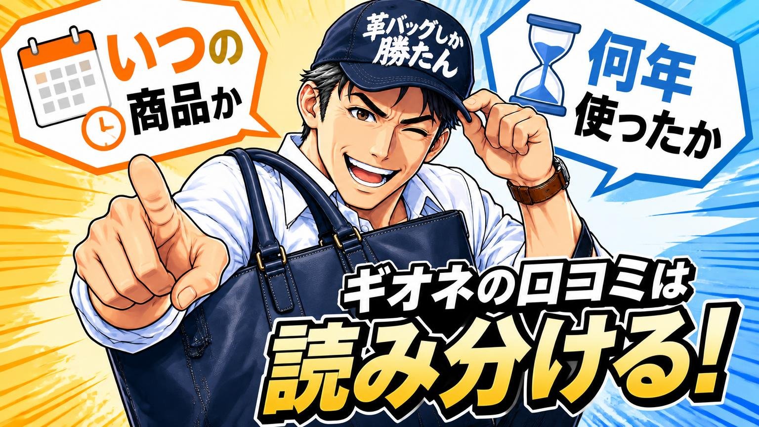 ギオネの口コミは「いつの商品か」「何年使ったか」で読み分ける