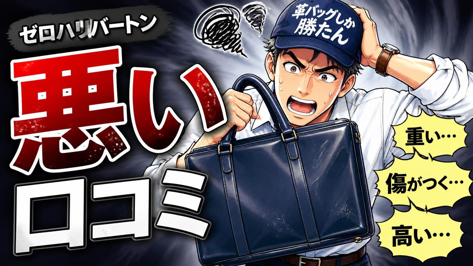 ゼロハリバートンのビジネスバッグの悪い口コミ