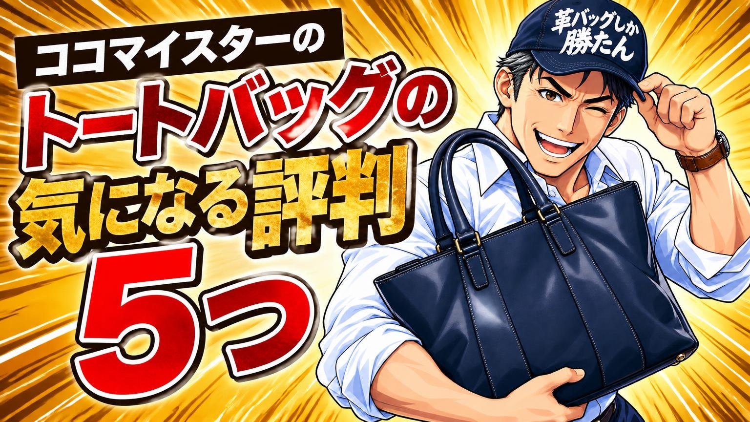 ココマイスターのトートバッグの気になる評判5つ
