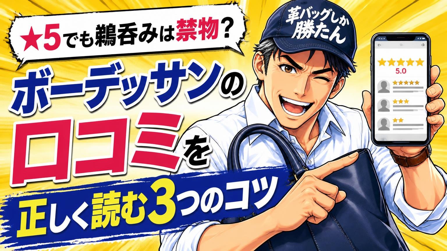 ★5でも鵜呑みは禁物？ボーデッサンの口コミを正しく読む3つのコツ