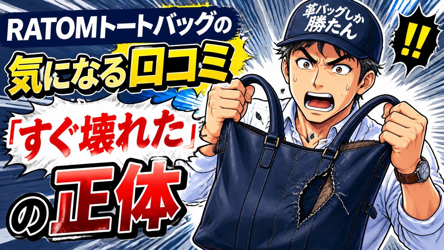 RATOMトートバッグの気になる口コミ｜「すぐ壊れた」の正体