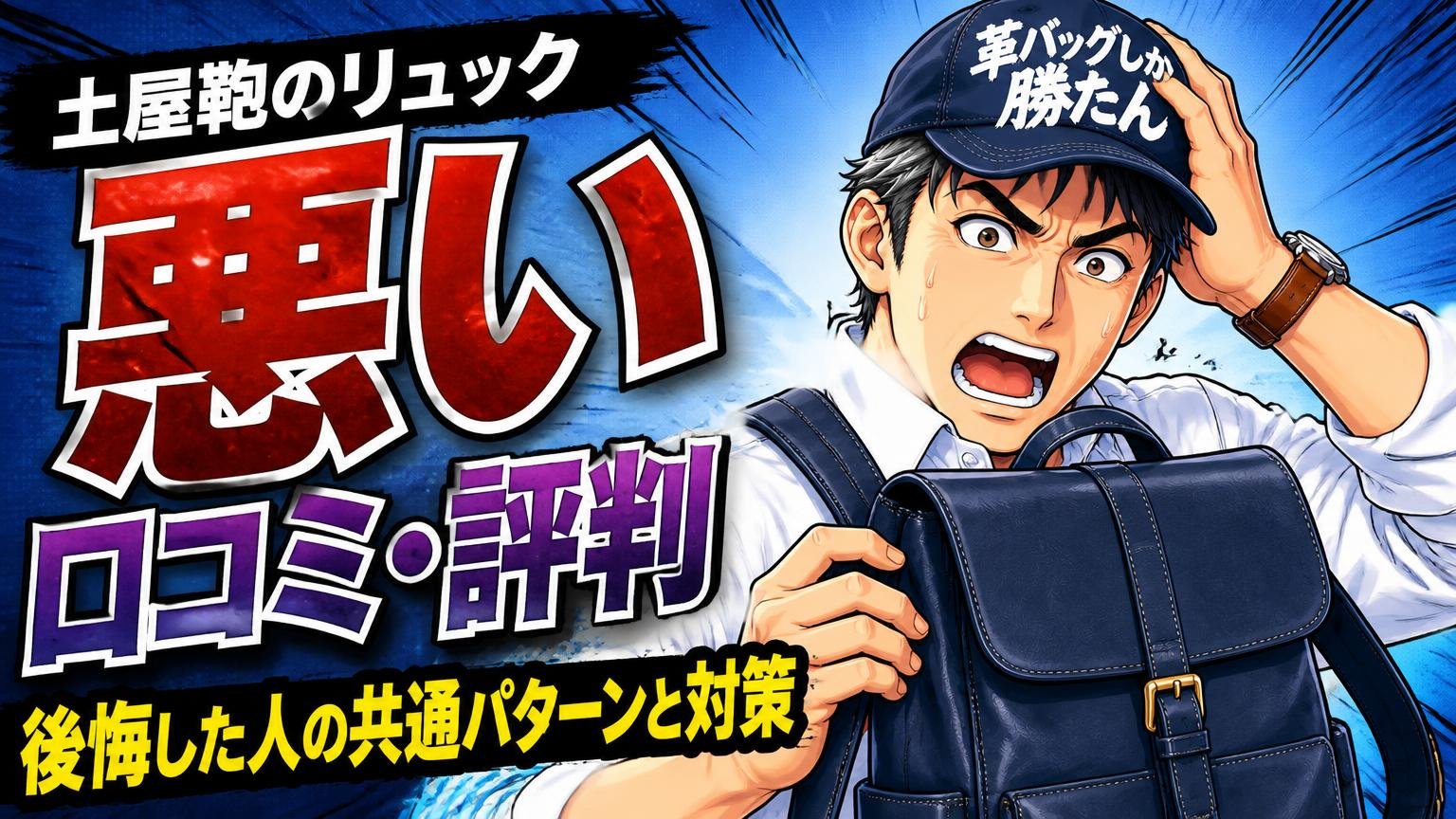 土屋鞄のリュックの悪い口コミ・評判【後悔した人の共通パターンと対策】
