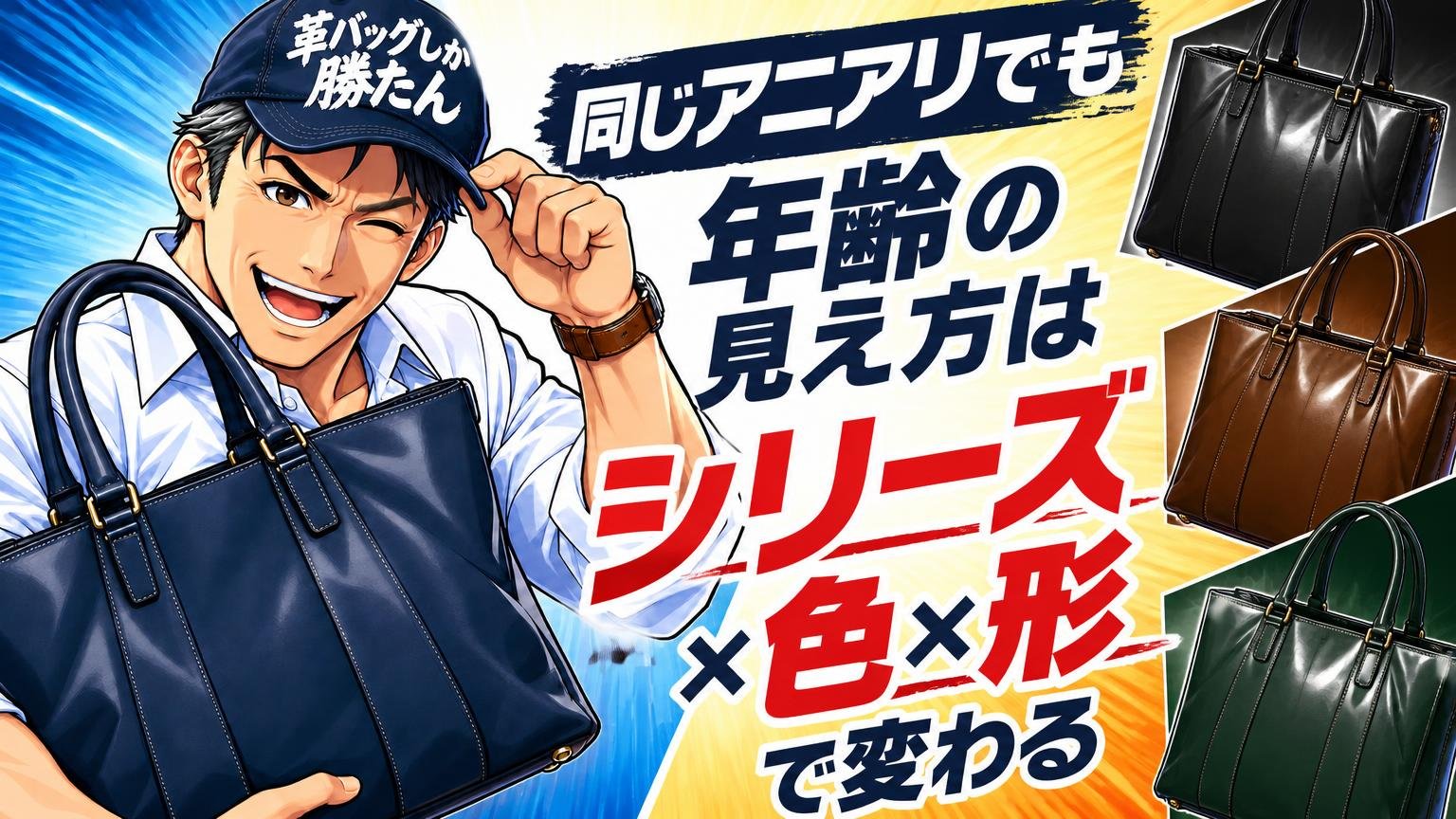 同じアニアリでも年齢の見え方は「シリーズ×色×形」で変わる