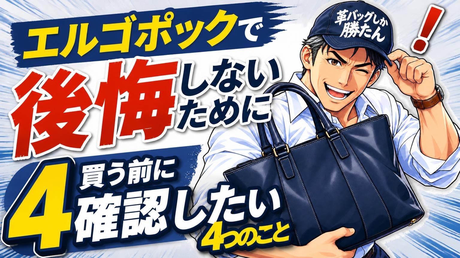 エルゴポックで後悔しないために｜買う前に確認したい4つのこと