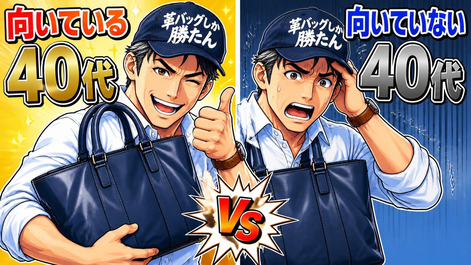 マスターピースが向いている40代・向いていない40代
